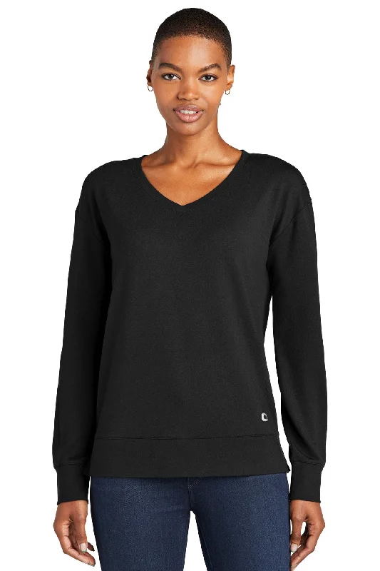 OGIO® Ladies Luuma Flex Long Sleeve V-Neck LOG825 Stylish Sweatshirt Look