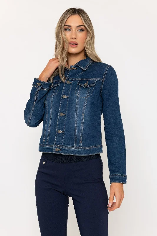 Indigo Denim Jacket Women's denim jackets