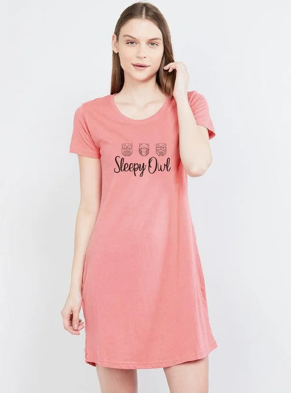 Womens Printed  Half sleeve Night Dress Three-piece pajama sets