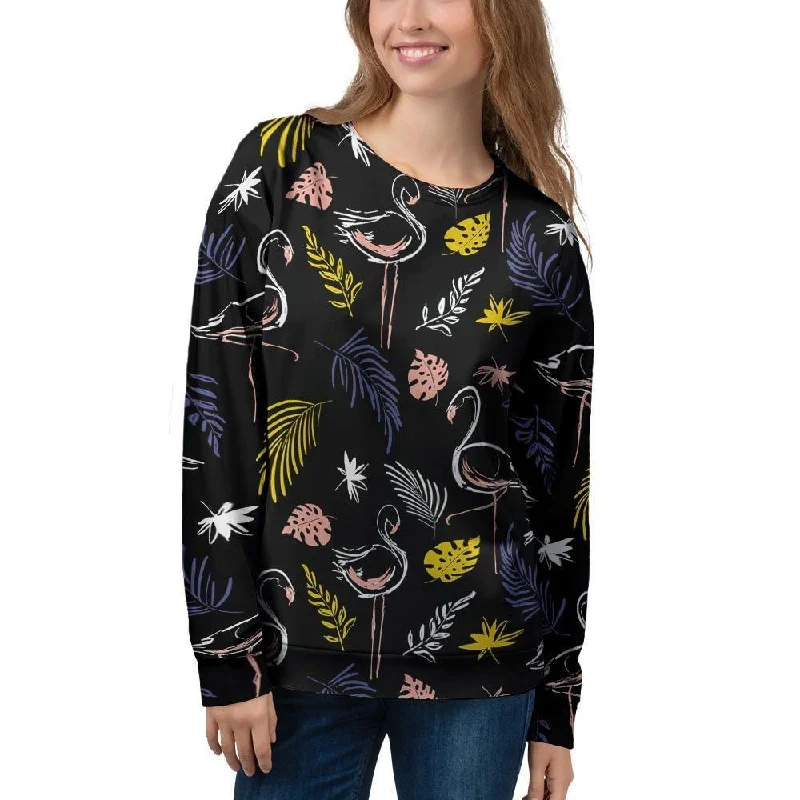 Tropical Flamingo Print Women's Sweatshirt H&M sweaters