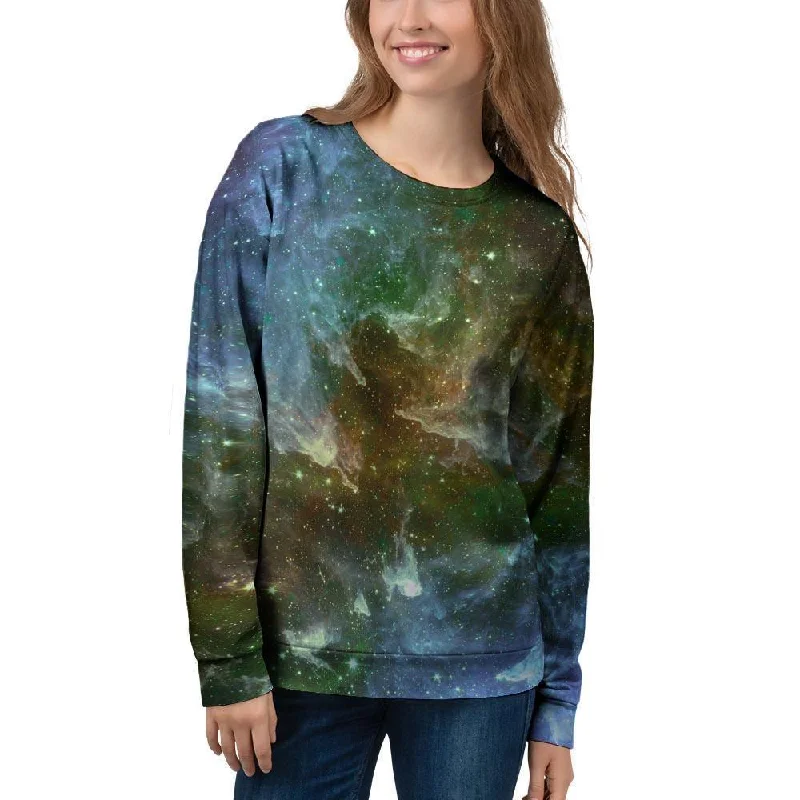 Universe Galaxy Space Women's Sweatshirt Budget-friendly sweaters