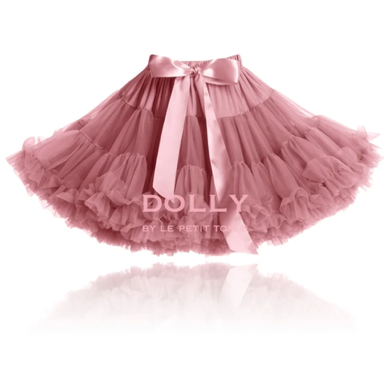 Dolly By Le Petit Tom Pettitskirt Thumbelina Skirt Mauve Ruched unclassified skirts