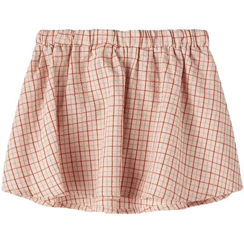 Lil'Atelier Baked Clay Lucy Loose Skirt Striped unclassified skirts