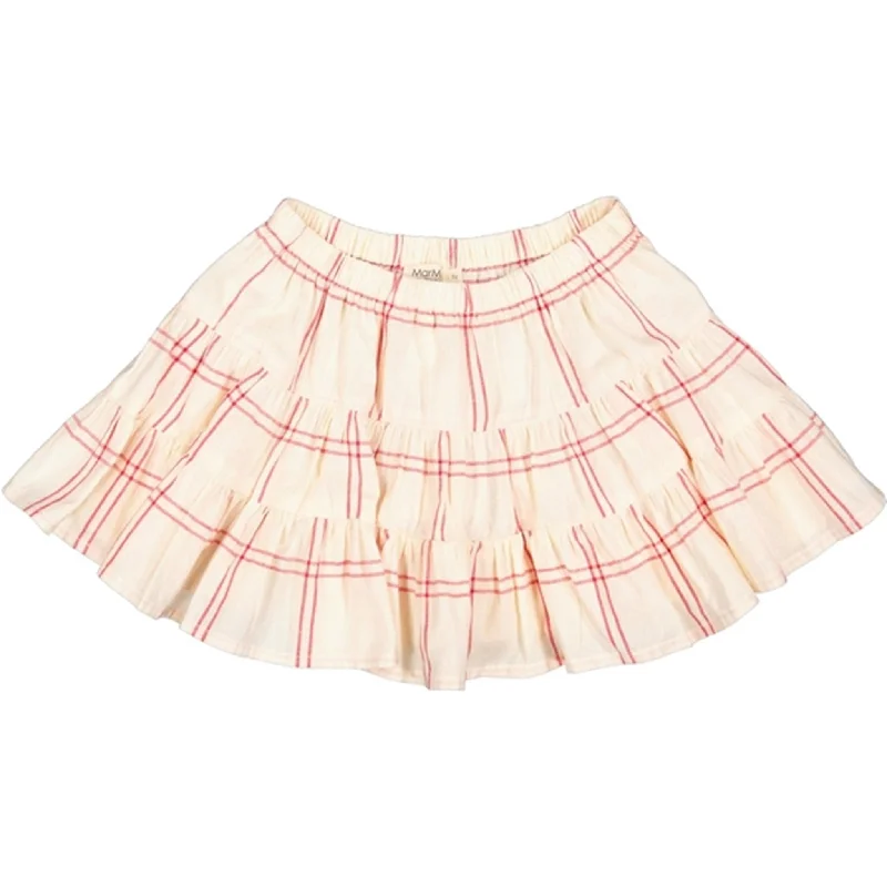 MarMar Red Check Silvie Skirt Sexy unclassified skirts