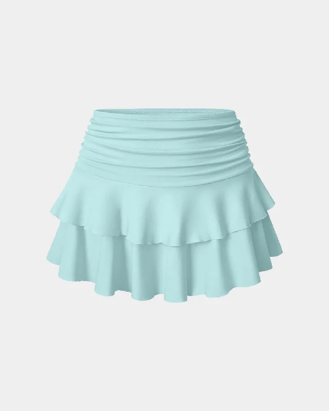 Pleated Tennis A-Line Skirt Formal unclassified skirts