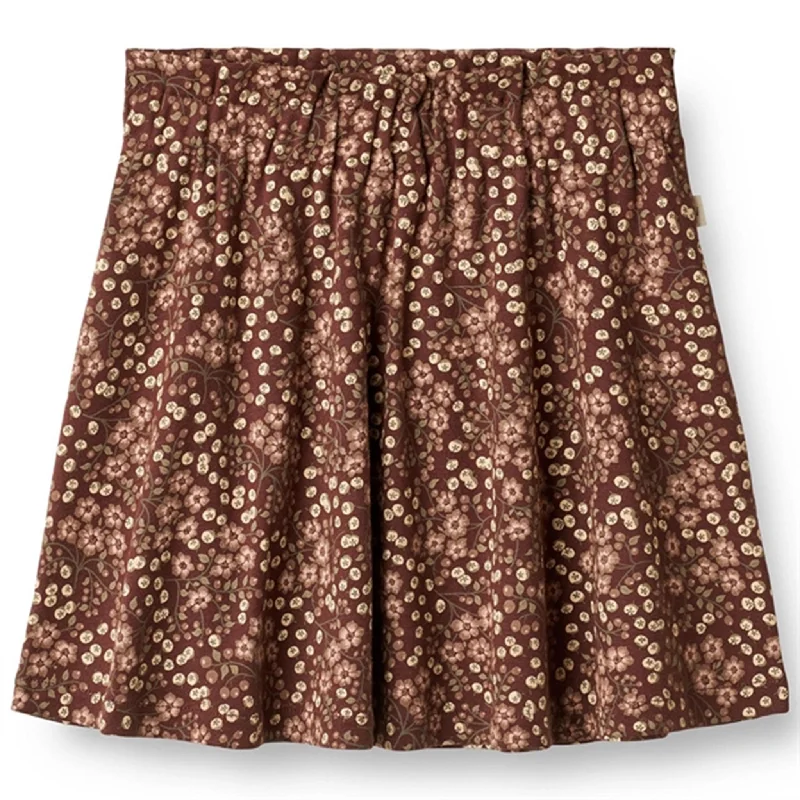 Wheat Aubergine Berries Agnetha Skirt Bold pattern unclassified skirts