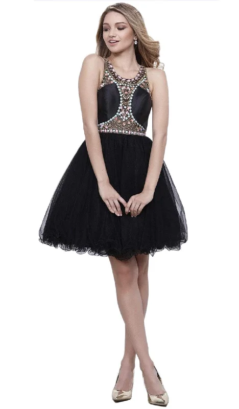 Nox Anabel - 6250 Beaded Sleeveless Cocktail Dress Outdoor party dresses