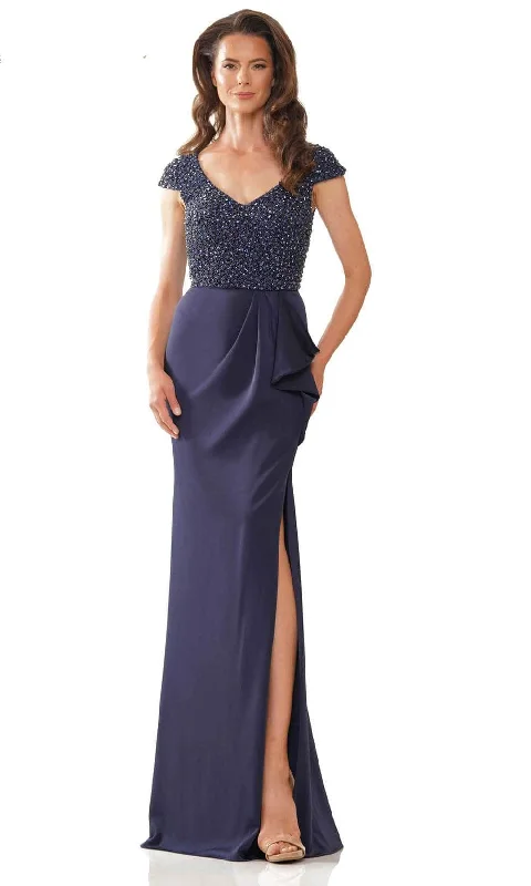 Rina Di Montella RD2779 - Beaded Cap Sleeve Evening Gown Cocktail party dresses