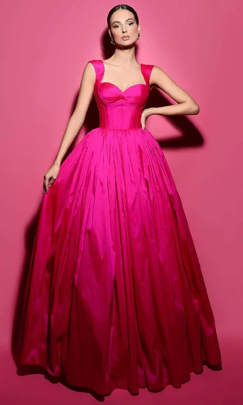 Tarik Ediz 53043 - Sweetheart Taffeta Evening Gown Boohoo party dresses