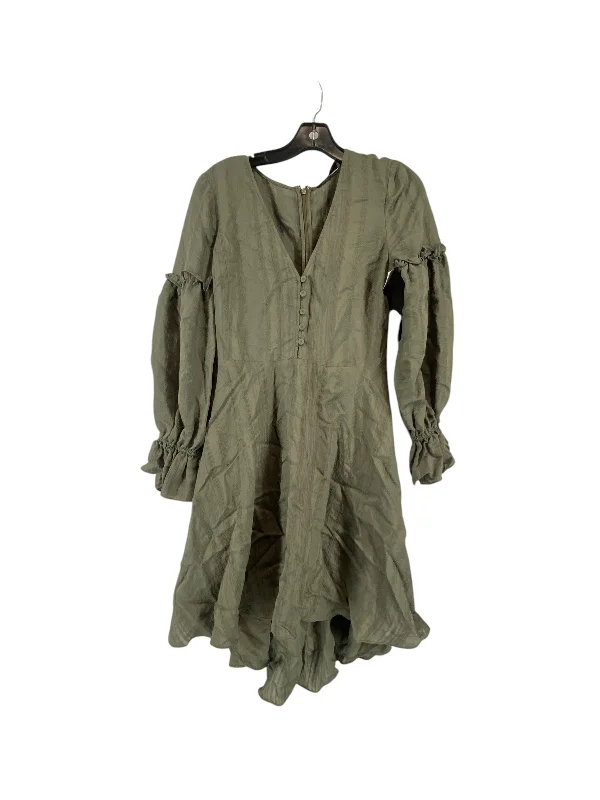 Dress Casual Short By Bcbgmaxazria In Green, Size: S Flirty Mini Skirt